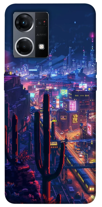 Чохол на Oppo Reno 7 4G Night city фото 1 з 1