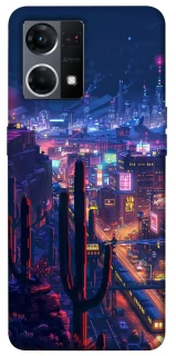 Чохол на Oppo Reno 7 4G Night city фото 1 з 1