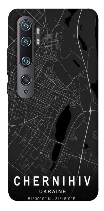 Чохол на Xiaomi Mi Note 10 / Note 10 Pro / Mi CC9 Pro Chernihiv map фото 1 з 1