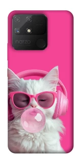 Чохол на Realme Narzo 50A Pink kitty фото 1 Чохол на Realme Narzo 50A Pink kitty фото 1 з 1