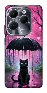 Чохол на Infinix Hot 40 Black cat фото 1 з 1