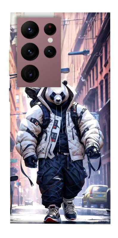 Чехол на Samsung Galaxy S22 Ultra Панда курьер фото 1 из 1