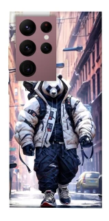 Чехол на Samsung Galaxy S22 Ultra Панда курьер фото 1 из 1