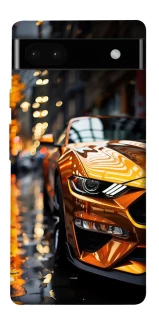 Чохол на Google Pixel 6a Golden sports car фото 1 з 1
