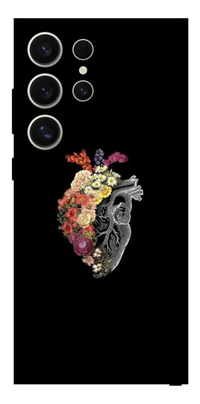 Чохол на Samsung Galaxy S25 Ultra Heart with flowers фото 1 з 1