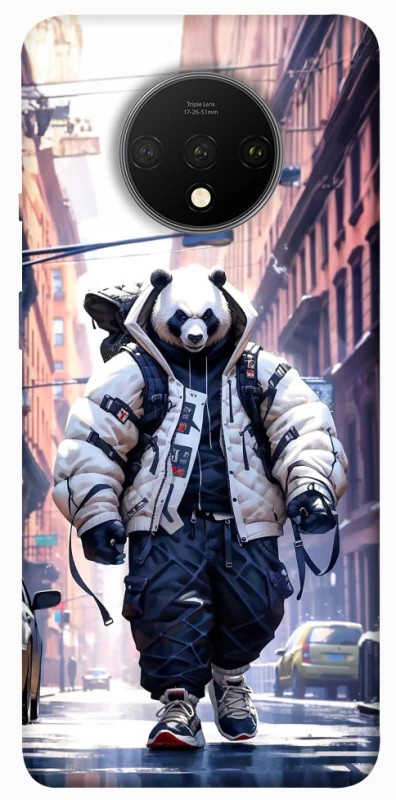 Чохол на OnePlus 7T Панда кур'єр фото 1 з 1
