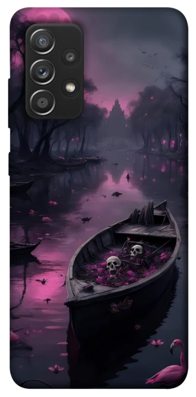 Чохол на Samsung Galaxy A52 4G / A52 5G Boat and flamingo фото 1 з 1
