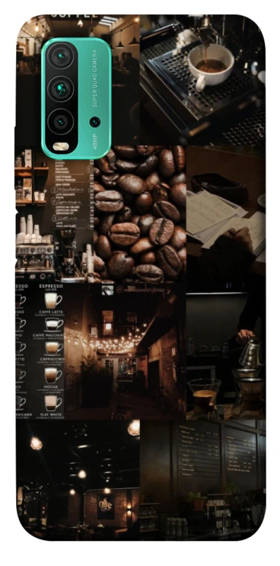 Чохол на Xiaomi Redmi Note 9 4G / Redmi 9 Power Coffee collage ver.1 фото 1 з 1
