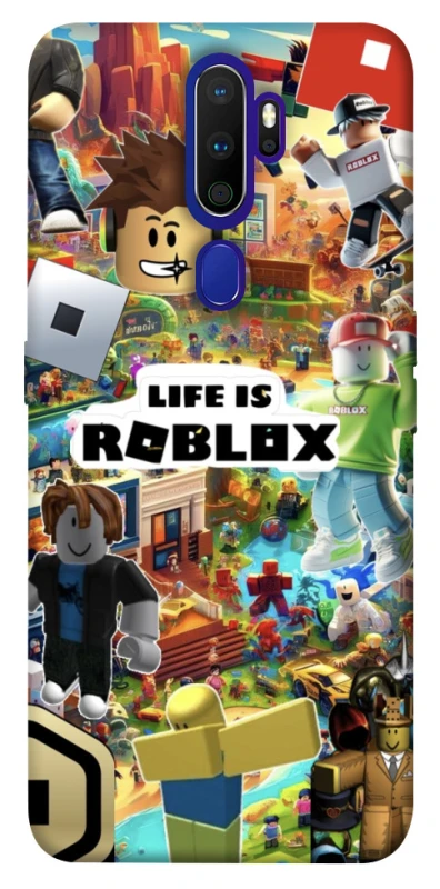 Чохол на Oppo A5 (2020) / Oppo A9 (2020) Life is Roblox фото 1 з 1