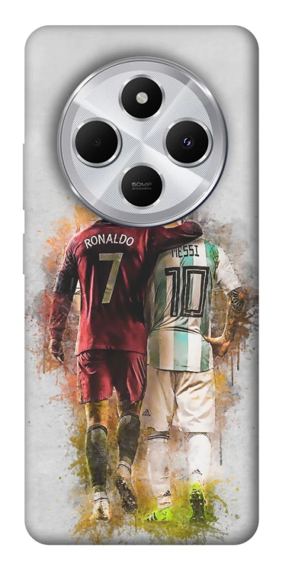 Чохол на Xiaomi Redmi 14C / Poco C75 Ronaldo та Messi фото 1 з 1