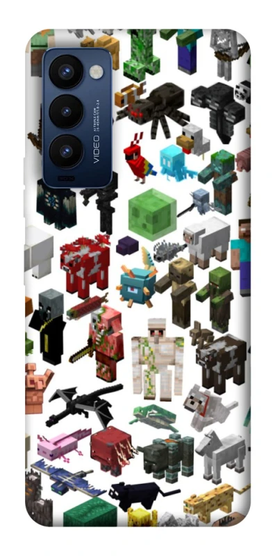 Чохол на TECNO Camon 18 Pro Minecraft v4 фото 1 з 1