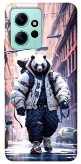 Чехол на Xiaomi Redmi Note 12 4G Панда курьер фото 1 из 1