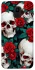 Чохол на Samsung J600F Galaxy J6 (2018) skull and rose фото 1 з 1