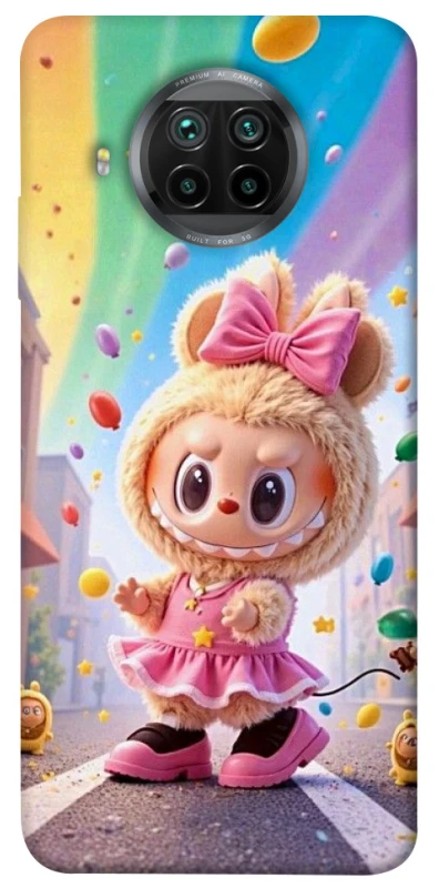 Чохол на Xiaomi Mi 10T Lite / Redmi Note 9 Pro 5G Labubu rainbow фото 1 з 1