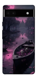 Чохол на Google Pixel 6a Boat and flamingo фото 1 з 1