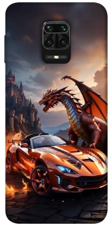 Чехол на Xiaomi Redmi Note 9s / Note 9 Pro / Note 9 Pro Max Сar and dragon фото 1 из 1