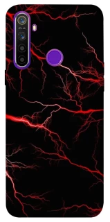 Чехол на Realme 5 Красная молния фото 1 из 1
