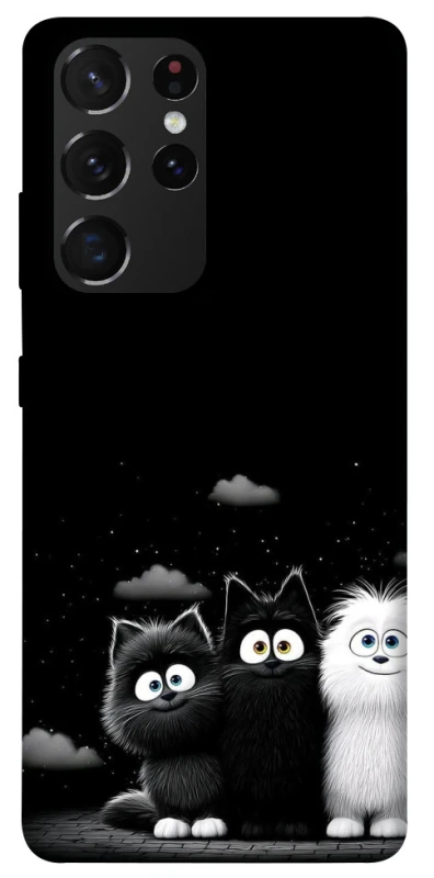 Чехол на Samsung Galaxy S21 Ultra Three Cats фото 1 из 1