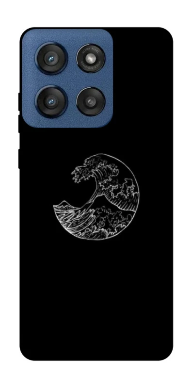 Чохол на Motorola Edge 60 Stylus Black tsunami фото 1 з 1