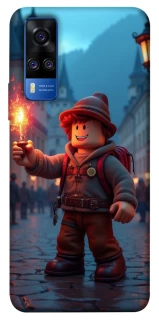 Чохол на Vivo Y51a Roblox Fire Logo Blue Flames фото 1 з 1
