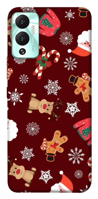 Чехол на Infinix Hot 12 Play Новогодний v6 фото 1 из 1