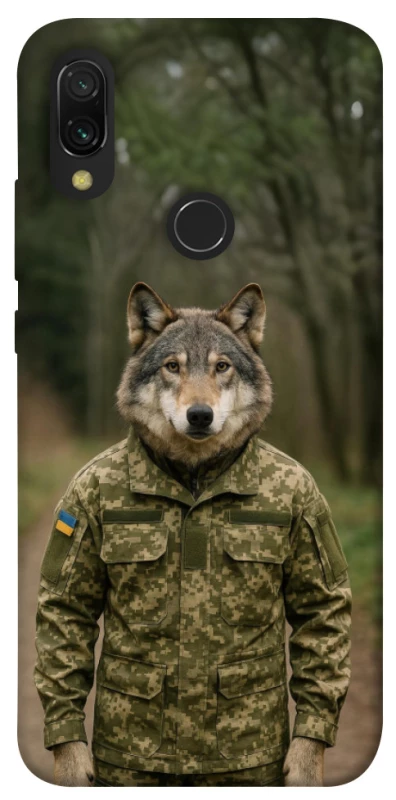 Чохол на Xiaomi Redmi 7 Вовк захисник фото 1 з 1