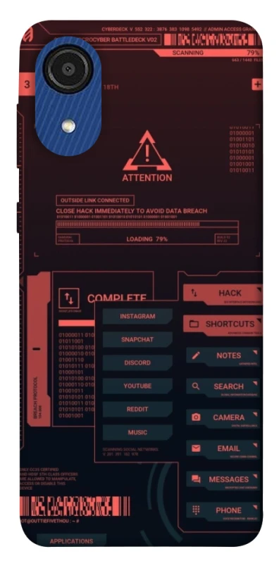 Чехол на Samsung Galaxy A03 Core Attention фото 1 из 1