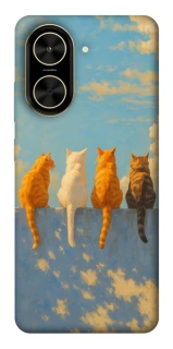 Чехол на Xiaomi Poco C71 cats on wall фото 1 Чехол на Xiaomi Poco C71 cats on wall фото 1 из 1