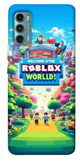 Чехол на Motorola Moto G60 Roblox World фото 1 из 1