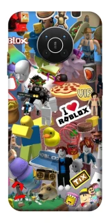Чехол на Nokia X10 / X20 Roblox collage ver.5 фото 1 из 1