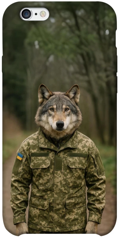 Чохол на Apple iPhone 6/6s plus (5.5") Вовк захисник фото 1 з 1
