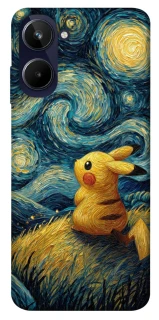 Чохол на Realme 10 4G Pikachu and Van Gogh фото 1 з 1