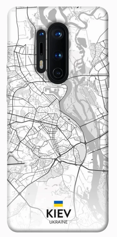 Чохол на OnePlus 8 Pro Kiev white map фото 1 з 1