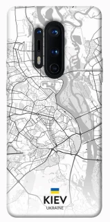 Чехол на OnePlus 8 Pro Kiev white map фото 1 из 1