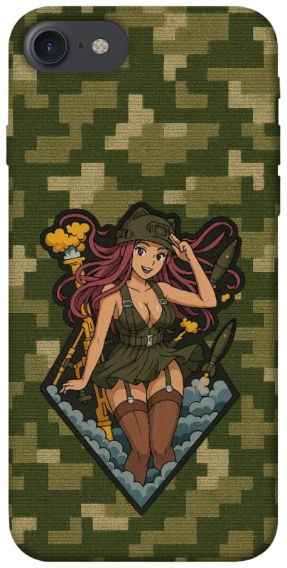 Чохол на Apple iPhone 7 / 8 (4.7") Military Waifu фото 1 з 1