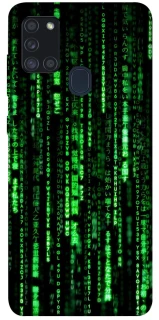 Чехол на Samsung Galaxy A21s Matrix Code фото 1 Чехол на Samsung Galaxy A21s Matrix Code фото 1 из 1