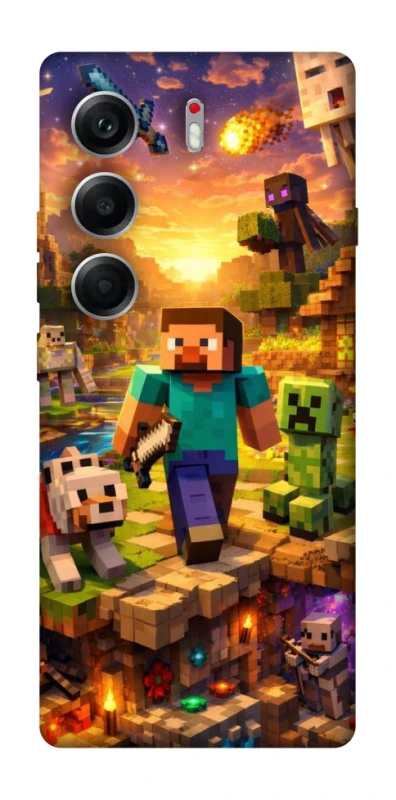 Чохол на Tecno Camon 40 Minecraft v6 фото 1 з 1