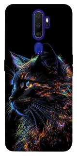 Чохол на Oppo A5 (2020) / Oppo A9 (2020) Чорний кіт фото 1 з 1