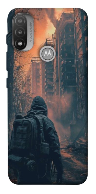 Чохол на Motorola Moto E20 Сталкер v8 фото 1 з 1