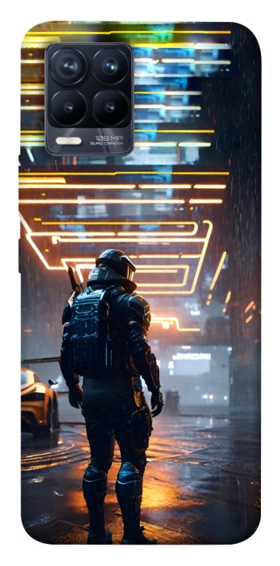 Чехол на Realme 8 Cyber character фото 1 из 1