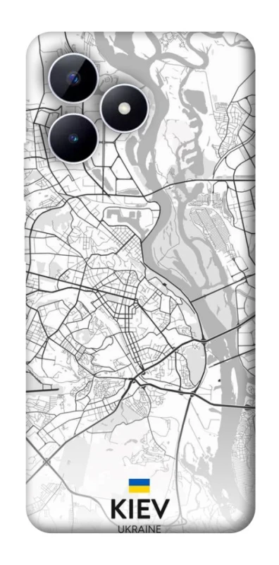 Чохол на Realme Note 50 5G Kiev white map фото 1 з 1