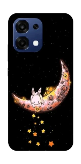 Чехол на Oppo A6 Pro 4G/5G Moon rabbit фото 1 из 2