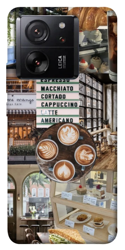 Чохол на Xiaomi 13T Pro Coffee collage ver.5 фото 1 з 1