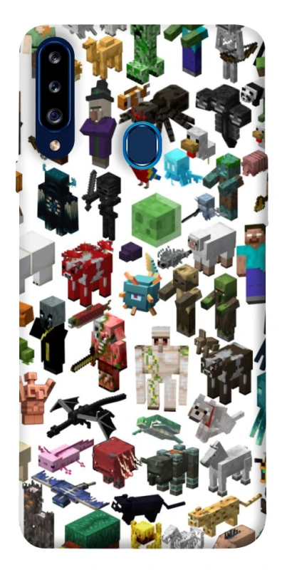 Чохол на Samsung Galaxy A20s Minecraft v4 фото 1 з 1