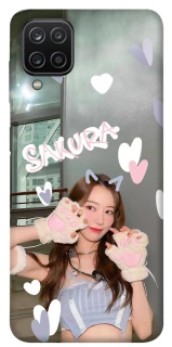 Чохол на Samsung Galaxy A12 Sakura - LE SSERAFIM фото 1 з 1