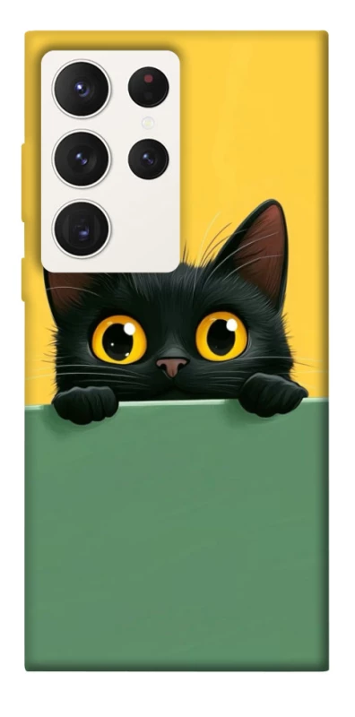 Чехол на Samsung Galaxy S23 Ultra Black cat v2 фото 1 из 1
