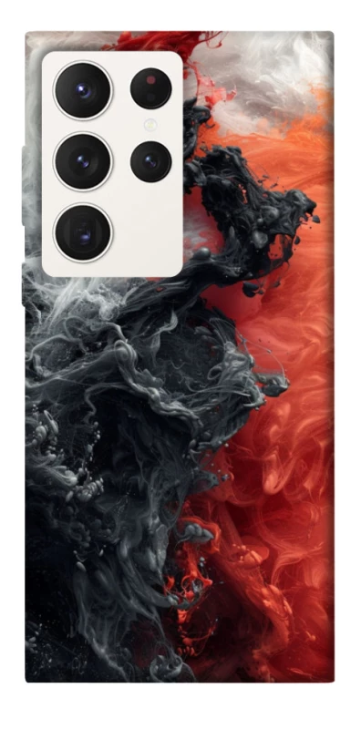 Чохол на Samsung Galaxy S23 Ultra Black and Red фото 1 з 1