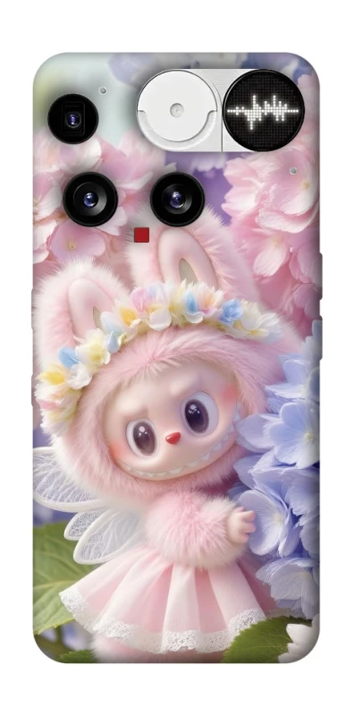 Чехол на Nothing Phone (3) Labubu & Flowers ver.1 фото 1 из 1
