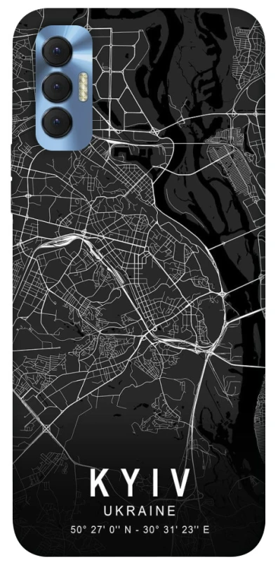 Чохол на TECNO Spark 8P Kyiv map фото 1 з 1