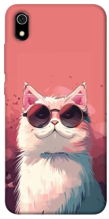 Чохол на Xiaomi Redmi 7A Сat with glasses фото 1 з 1